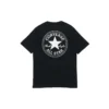Chuck Taylor All Star Logo Printing Round Neck Sports Short Sleeve „Black“