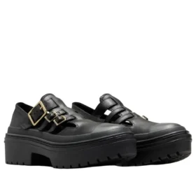 Chuck Taylor All Star Lugged Heel Mary Jane „Black“ Chuck Taylor All Star Lugged Heel Mary Jane „Black“