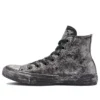 Chuck Taylor All Star Luxe Leather „Černá Šedá Stříbrná“