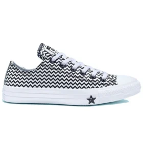 Chuck Taylor All Star Mission-V Low Top Black White Wave Pattern „Black White“