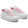 Chuck Taylor All Star Move CX Platform Shoes „White Sunrise Pink“