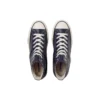 Chuck Taylor All Star olivově zelené kožené vysoké tenisky „Navy“
