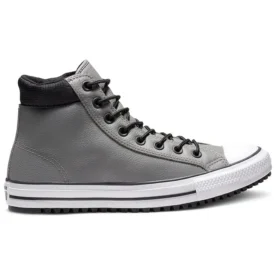 Chuck Taylor All Star PC kožené vysoké boty šedé „Gray White“