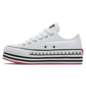 Chuck Taylor All Star Platform Layer Low „Logo Play – White“