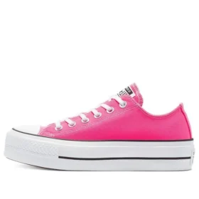 Chuck Taylor All Star Platform Low „Hyper Pink“ Chuck Taylor All Star Platform Low „Hyper Pink“