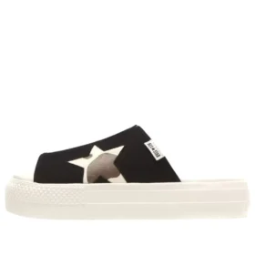 Chuck Taylor All Star Platform Slides „Cowspot Black“ Chuck Taylor All Star Platform Slides „Cowspot Black“