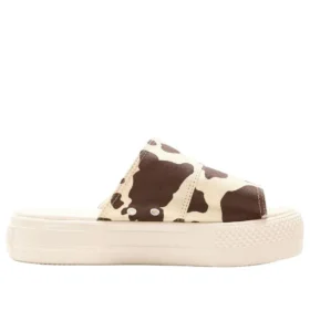 Chuck Taylor All Star Platform Slides „Cowspot Off-White“ Chuck Taylor All Star Platform Slides „Cowspot Off-White“
