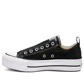 Chuck Taylor All Star Platform Slip s tlustou podrážkou „černá bílá“ Chuck Taylor All Star Platform Slip s tlustou podrážkou „černá bílá“