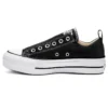 Chuck Taylor All Star Platform Slip s tlustou podrážkou „černá bílá“