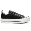 Chuck Taylor All Star Platform Slip s tlustou podrážkou „černá bílá“