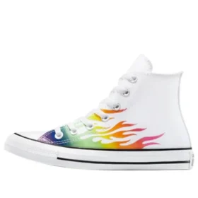 Chuck Taylor All Star Pride High „White Chaos Fuchsia“