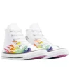Chuck Taylor All Star Pride High „White Chaos Fuchsia“