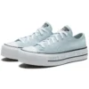 Chuck Taylor All Star Renew plátěné tenisky se silnou podrážkou, světle modré „Blue White“