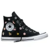 Chuck Taylor All Star Retro Embroidery „Black New Found Bloom“