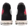 Chuck Taylor All Star Rose Embroidery Hi „Černá, bílá, červená“