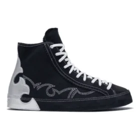 Chuck Taylor All Star Sasha High Top Black Silver „Blue White“