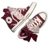 Chuck Taylor All Star Scarf Bow „Deep Bordeaux Egret“