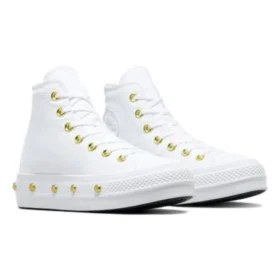 Chuck Taylor All Star Studded Lift Platform „White Gold“