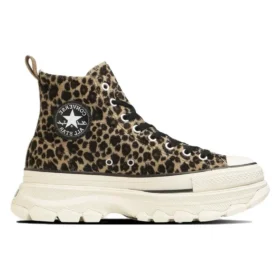 Chuck Taylor All Star Trekwave Animal Fur Leopard High Top „Brown“