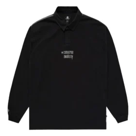 Converse x Awake NY Rugby Shirt Asia Sizing „Black“ Converse x Awake NY Rugby Shirt Asia Sizing „Black“