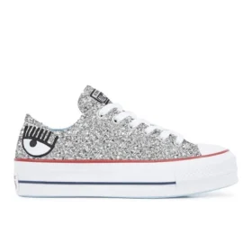 Converse x Chiara Ferragni Chuck Taylor All Star Lift Ox „Silver Red“ Converse x Chiara Ferragni Chuck Taylor All Star Lift Ox „Silver Red“