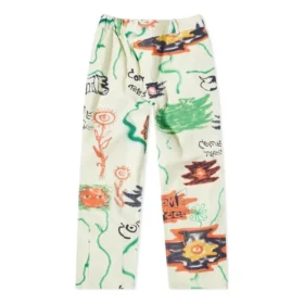 Converse x Come Tees Tričkové kalhoty s trojúhelníkem vpředu, asijské velikosti „Come Tees Floral“