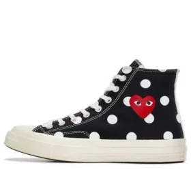 Converse x COMME des GARCONS PLAY Chuck 70 Hi „Black Polka Dot“ Converse x COMME des GARCONS PLAY Chuck 70 Hi „Black Polka Dot“