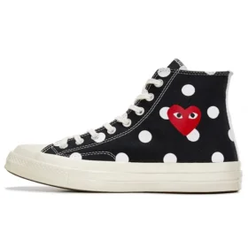 Converse x COMME des GARCONS PLAY Chuck 70 Hi „Black Polka Dot“ Converse x COMME des GARCONS PLAY Chuck 70 Hi „Black Polka Dot“