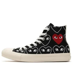 Converse x COMME des GARCONS PLAY Chuck 70 Hi Heart Print „Black“ Converse x COMME des GARCONS PLAY Chuck 70 Hi Heart Print „Black“