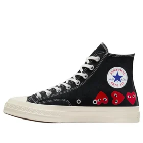 Converse x COMME des GARCONS PLAY Chuck 70 Hi „Multi-Heart Black“ Converse x COMME des GARCONS PLAY Chuck 70 Hi „Multi-Heart Black“