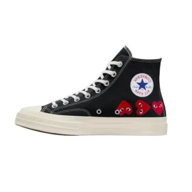 Converse x COMME des GARCONS PLAY Chuck 70 Hi „Multi-Heart Black“ Converse x COMME des GARCONS PLAY Chuck 70 Hi „Multi-Heart Black“