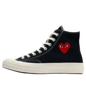 Converse x Comme des Garcons PLAY Chuck 70 Hi „Single Heart Black“ Converse x Comme des Garcons PLAY Chuck 70 Hi „Single Heart Black“