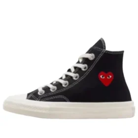 Converse x Comme des Garcons PLAY Chuck 70 Hi „Single Heart Black“ Converse x Comme des Garcons PLAY Chuck 70 Hi „Single Heart Black“