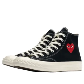 Converse x Comme des Garcons PLAY Chuck 70 Hi „Single Heart Black“ Converse x Comme des Garcons PLAY Chuck 70 Hi „Single Heart Black“