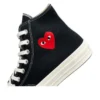 Converse x Comme des Garcons PLAY Chuck 70 Hi „Single Heart Black“