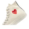 Converse x Comme des Garcons PLAY Chuck 70 Hi „Single Heart Milk“