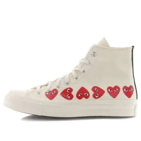 Converse x COMME des GARCONS PLAY Chuck 70 Hi Top „Multi Heart“ Converse x COMME des GARCONS PLAY Chuck 70 Hi Top „Multi Heart“