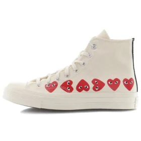 Converse x COMME des GARCONS PLAY Chuck 70 Hi Top „Multi Heart“ Converse x COMME des GARCONS PLAY Chuck 70 Hi Top „Multi Heart“
