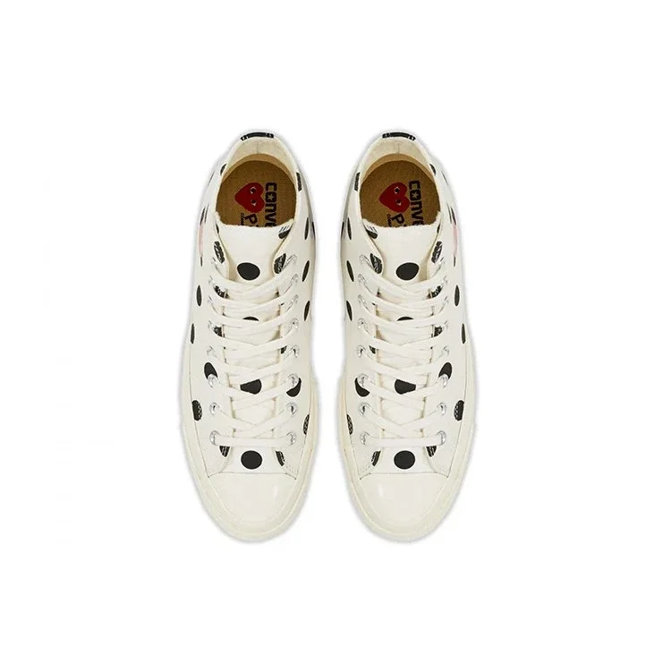 Converse x COMME des GARCONS PLAY Chuck 70 Hi „White Polka Dot“ Converse x COMME des GARCONS PLAY Chuck 70 Hi „White Polka Dot“