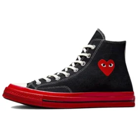 Converse x COMME des GARCONS PLAY Chuck 70 High „Black Red“ Converse x COMME des GARCONS PLAY Chuck 70 High „Black Red“