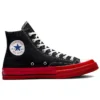 Converse x COMME des GARCONS PLAY Chuck 70 High „Black Red“