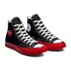 Converse x COMME des GARCONS PLAY Chuck 70 High „Black Red“