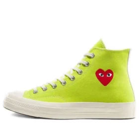 Converse x COMME des GARCONS PLAY Chuck 70 High „Bright Green“