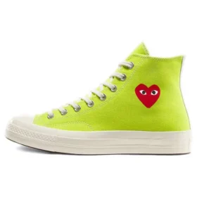 Converse x COMME des GARCONS PLAY Chuck 70 High „Bright Green“