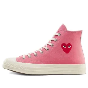 Converse x COMME des GARCONS PLAY Chuck 70 High „Bright Pink“