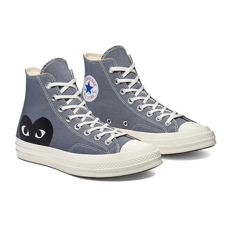 Converse x COMME des GARCONS PLAY Chuck 70 High „Steel Grey“ Converse x COMME des GARCONS PLAY Chuck 70 High „Steel Grey“