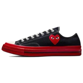 Converse x COMME des GARCONS PLAY Chuck 70 Low „Black Red“ Converse x COMME des GARCONS PLAY Chuck 70 Low „Black Red“