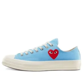 Converse x COMME des GARCONS PLAY Chuck 70 Low „Bright Blue“