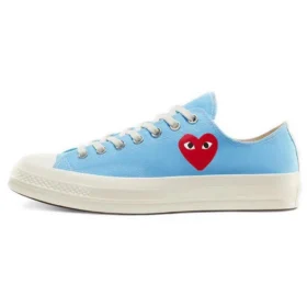 Converse x COMME des GARCONS PLAY Chuck 70 Low „Bright Blue“