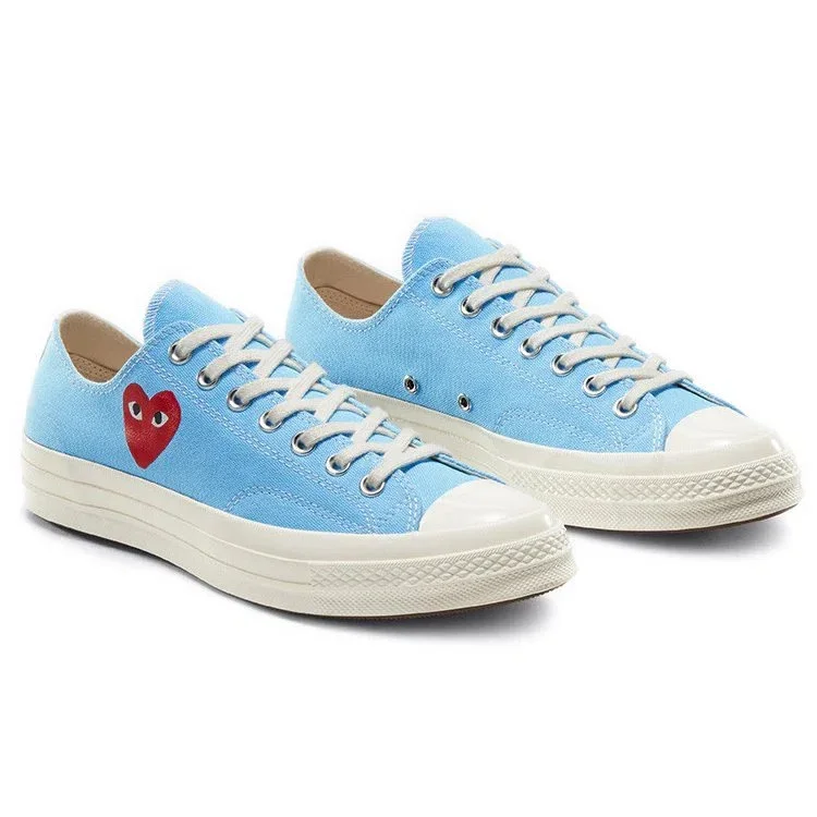 Converse x COMME des GARCONS PLAY Chuck 70 Low „Bright Blue“ Converse x COMME des GARCONS PLAY Chuck 70 Low „Bright Blue“